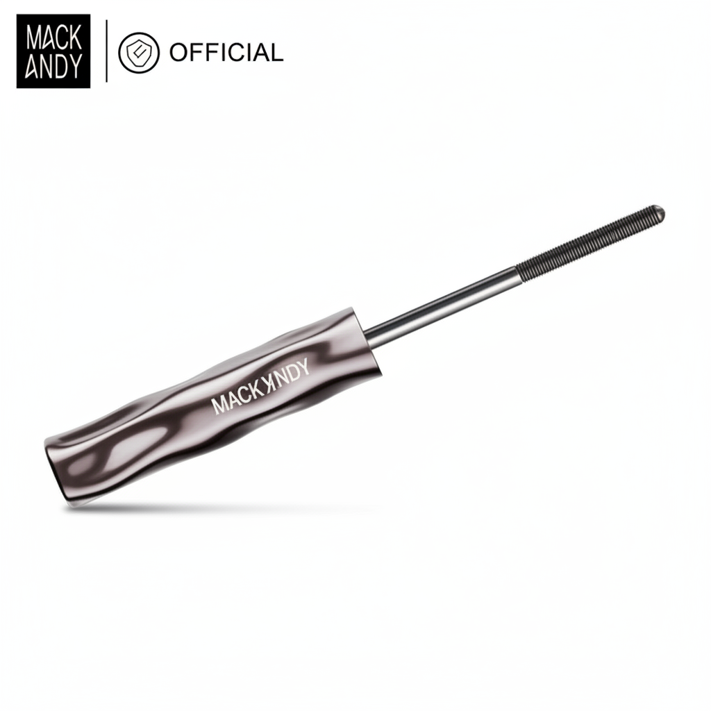 MACKANDY Waterproof 3D Lengthening Mascara Black Eyelash Extension Eye Lashs Brush Long-Wearing Silk Mascara Cosmetics Gift