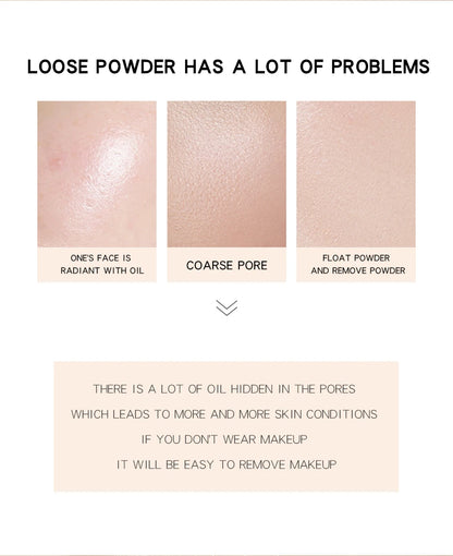 MACKANDY — Poudre correctrice visage à coussin d’air (Longue tenue, contrôle de l’huile, imperméable)