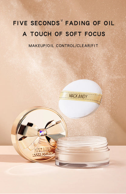 MACKANDY — Poudre correctrice visage à coussin d’air (Longue tenue, contrôle de l’huile, imperméable)